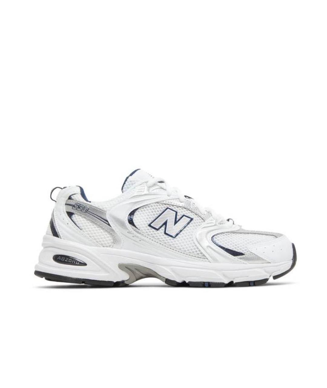 NEW BALANCE Темно-синие текстильные кроссовки, фото 1