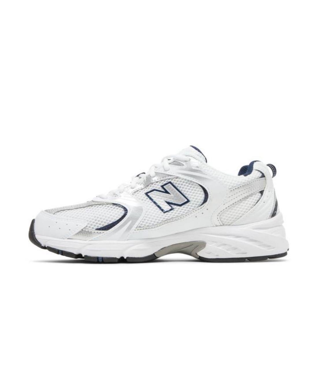 NEW BALANCE Темно-синие текстильные кроссовки, фото 3