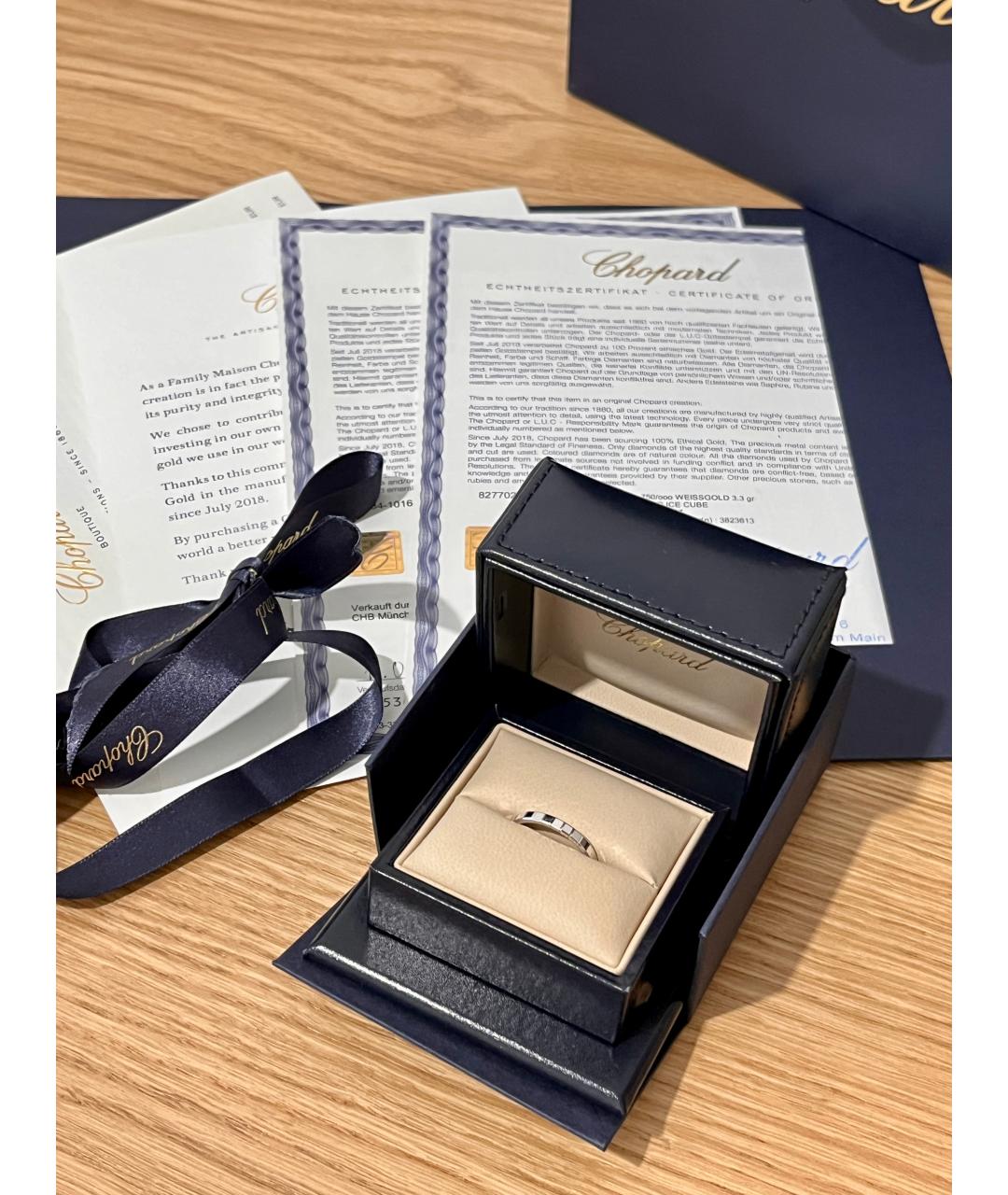 CHOPARD Серебряное кольцо из белого золота, фото 3