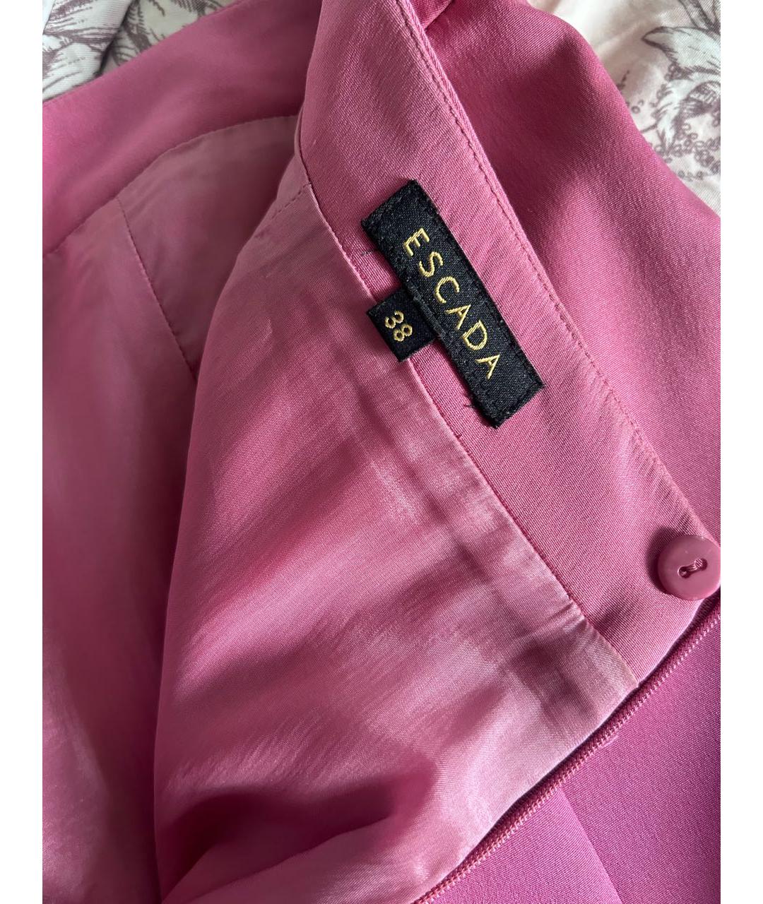 ESCADA Розовая юбка миди, фото 3