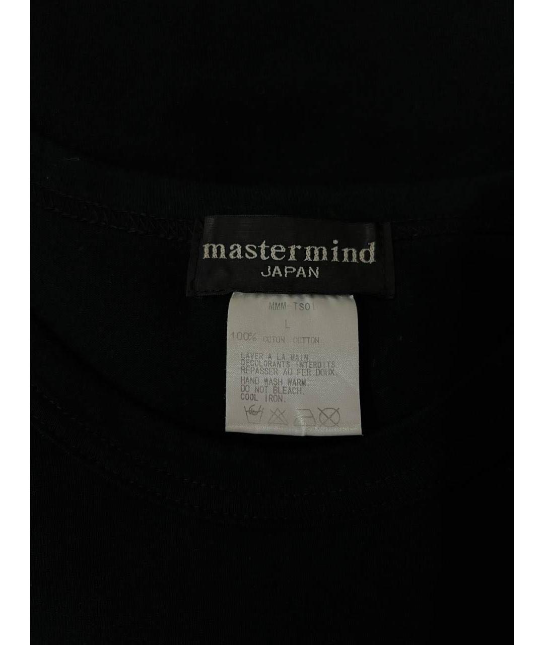 MASTERMIND JAPAN Черная хлопковая футболка, фото 6