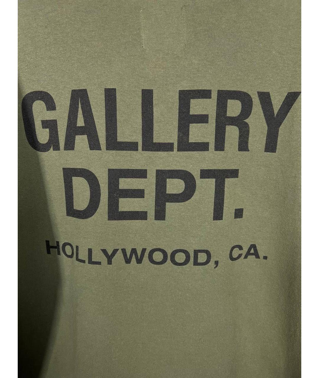 Gallery Dept Хаки хлопковая футболка, фото 4