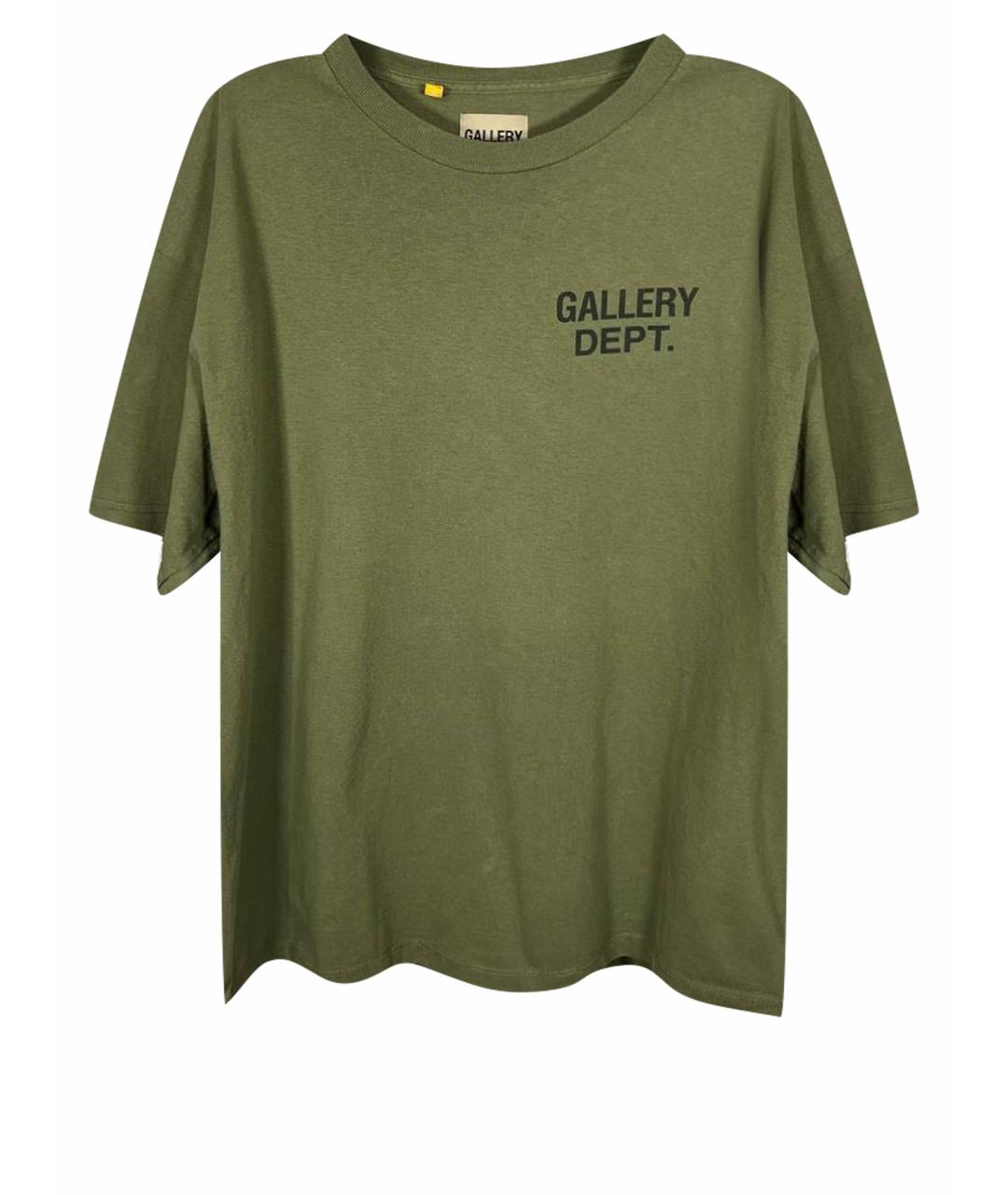 Gallery Dept Хаки хлопковая футболка, фото 1