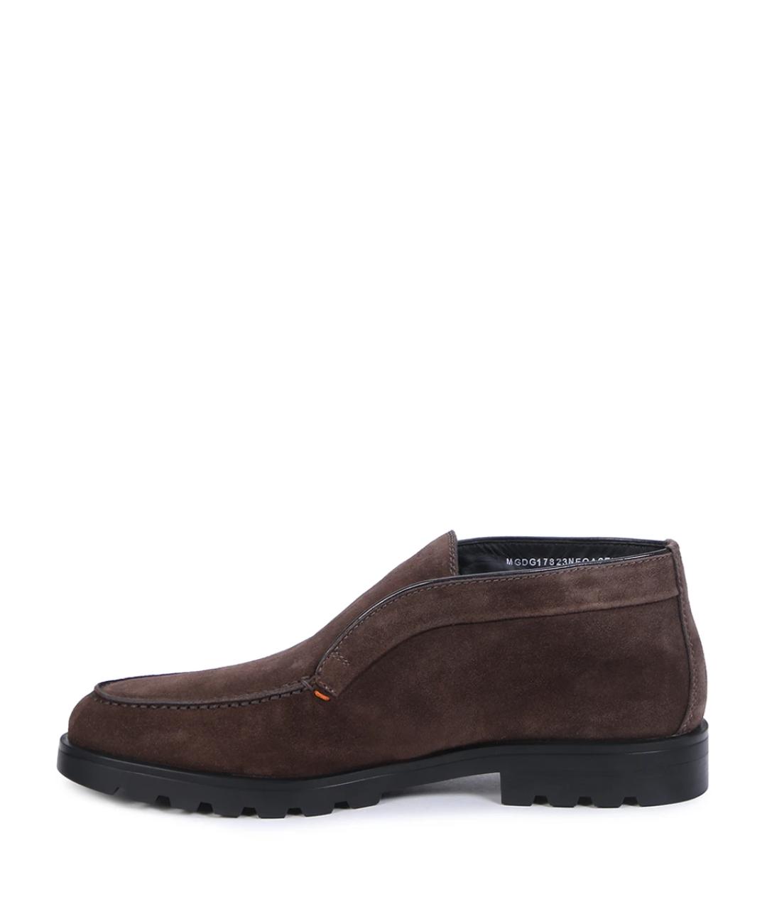 SANTONI Коричневые лоферы, фото 4