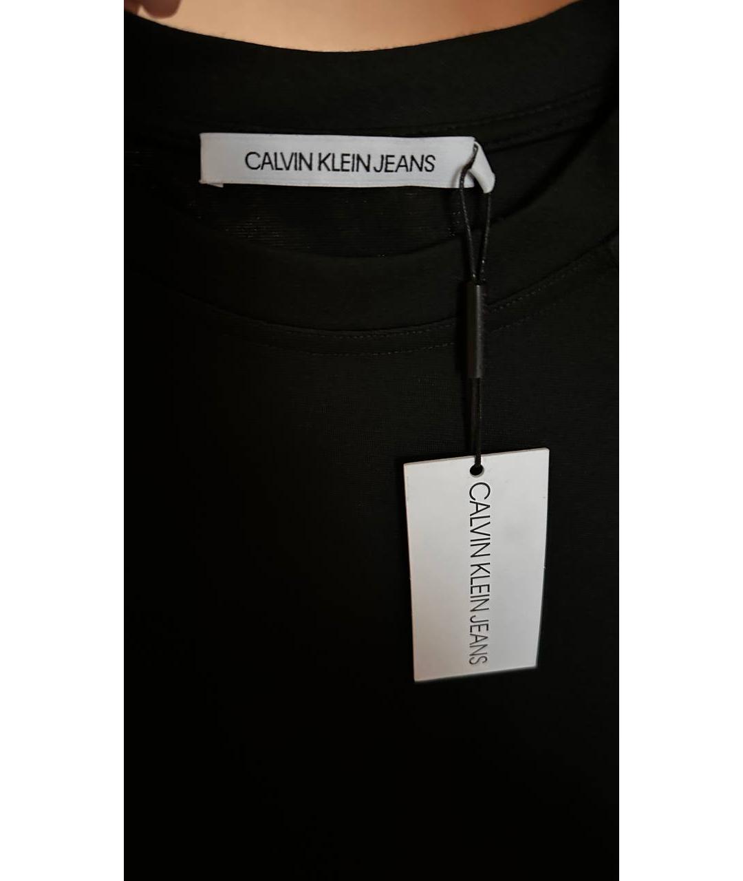 CALVIN KLEIN JEANS Черное повседневное платье, фото 3