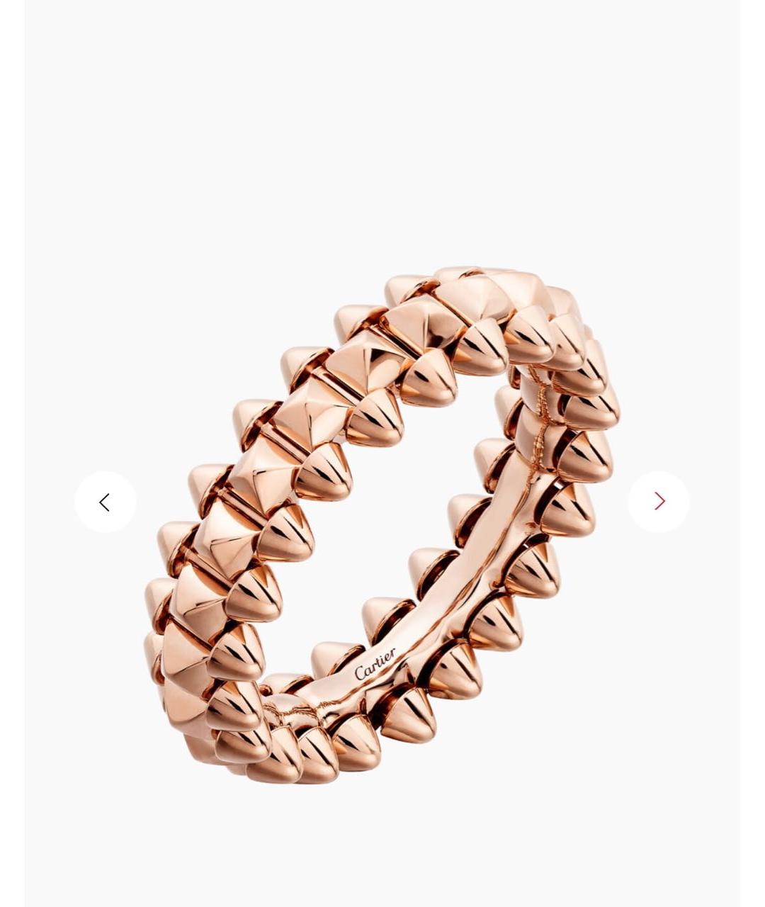 CARTIER Золотое кольцо из розового золота, фото 9