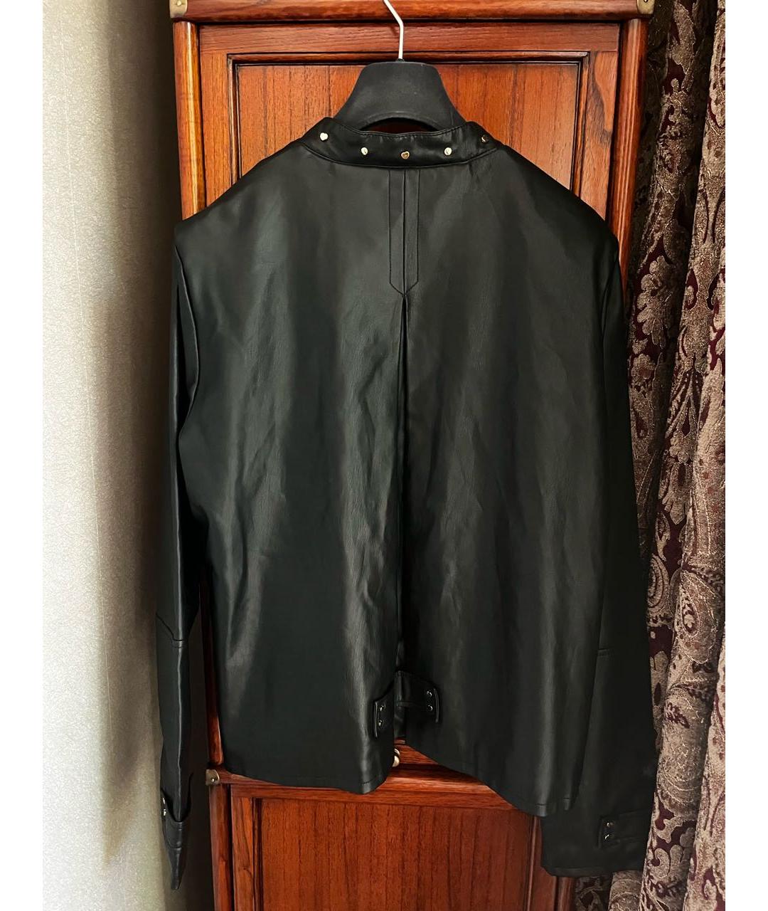 TRUSSARDI Черная вискозная куртка, фото 2