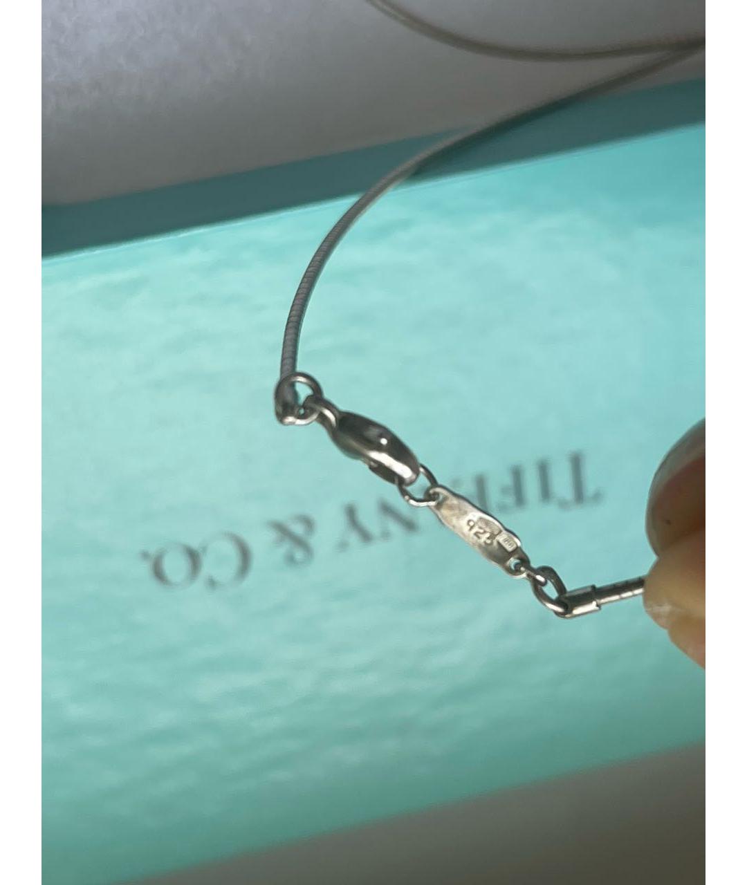 TIFFANY&CO Серебряная подвеска из белого золота, фото 4