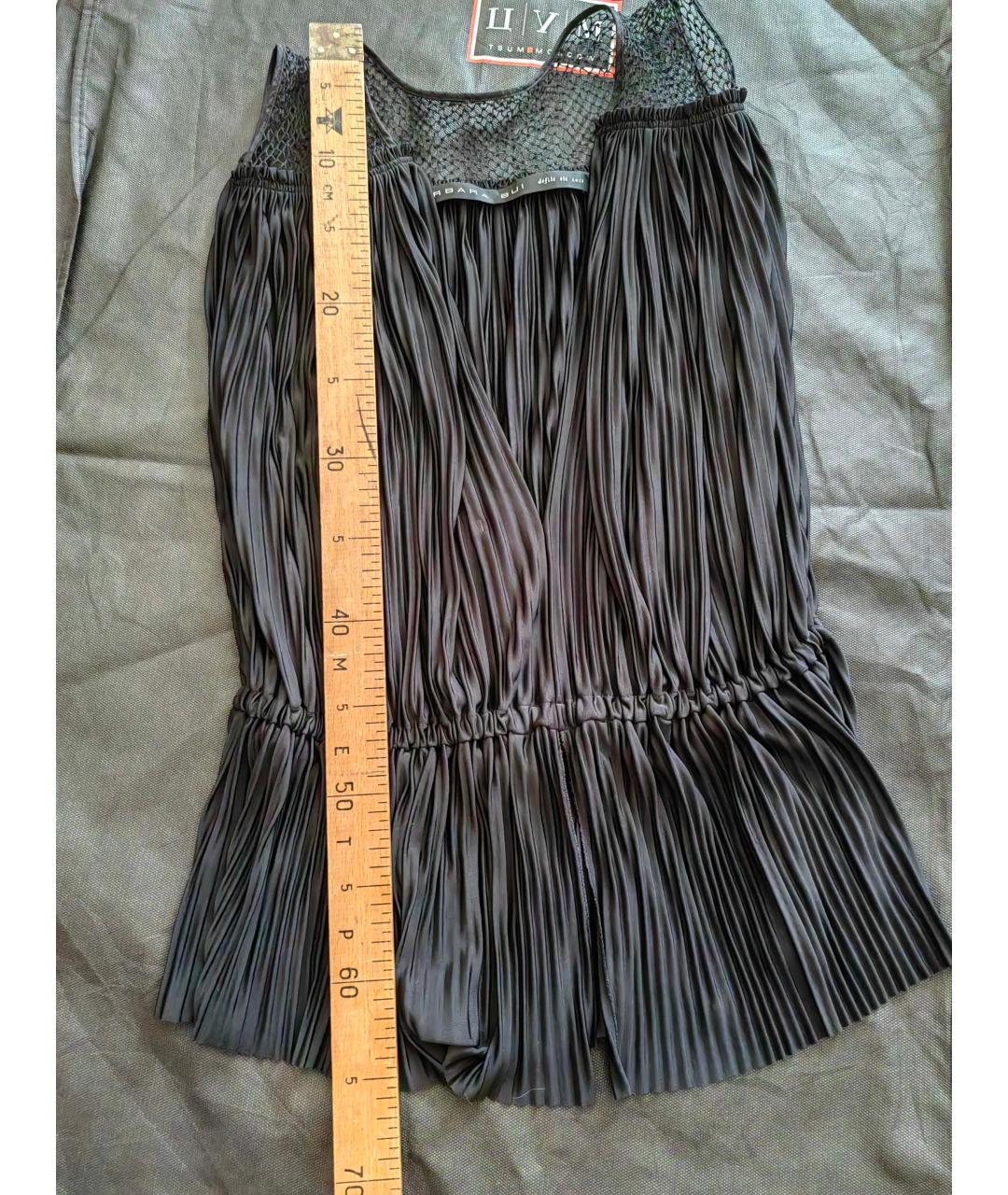 BARBARA BUI Черная полиэстеровая блузы, фото 8