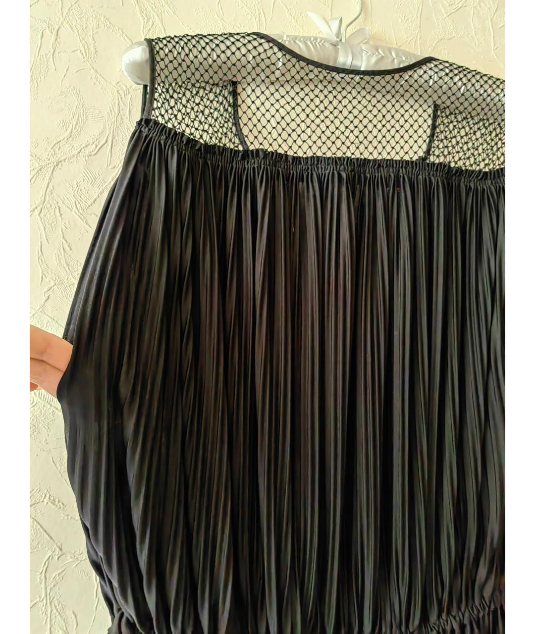 BARBARA BUI Черная полиэстеровая блузы, фото 7