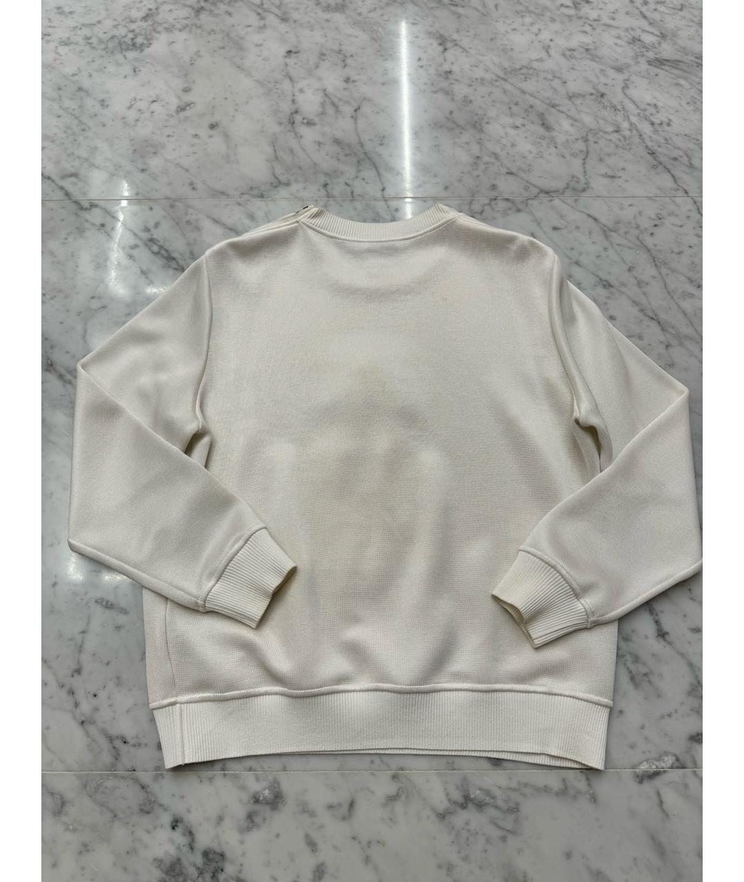FENDI Белый шелковый джемпер / свитер, фото 2