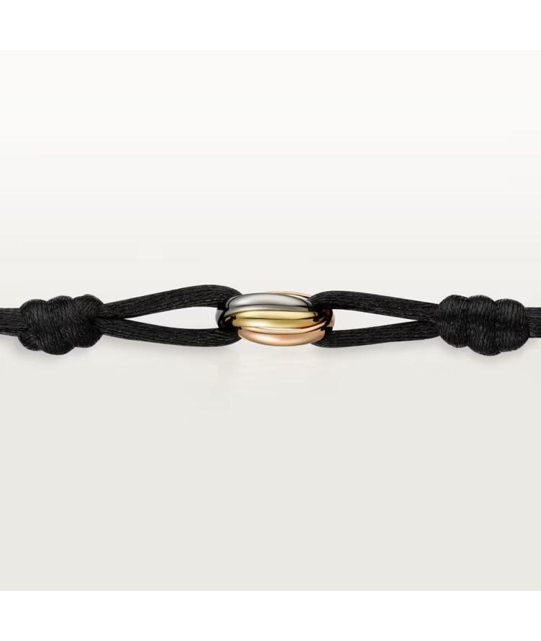 CARTIER Черный браслет из желтого золота, фото 2