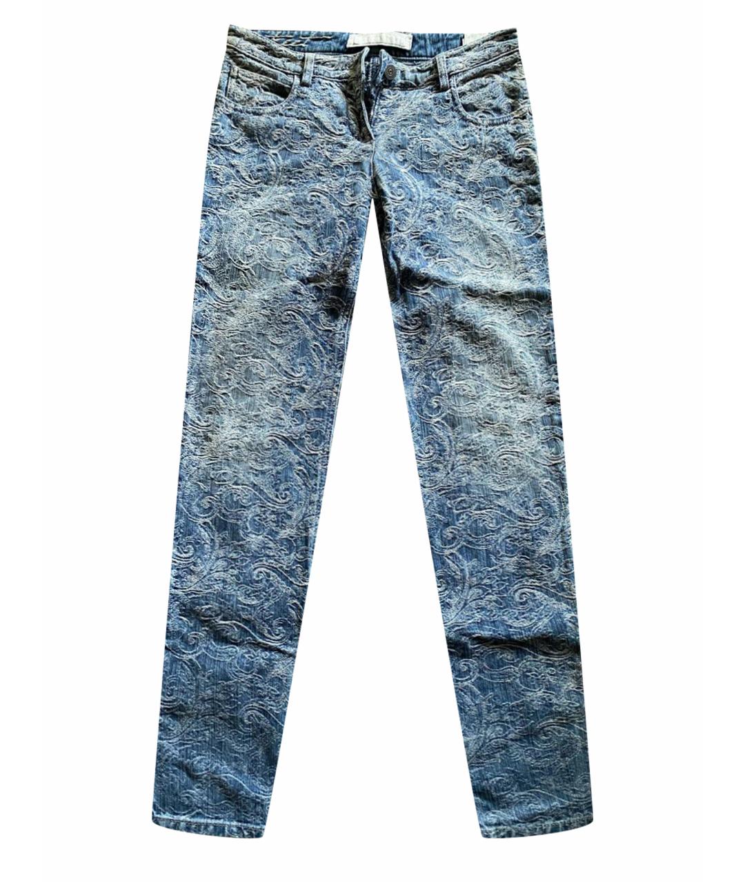 ERMANNO SCERVINO Хлопко-эластановые прямые джинсы, фото 1