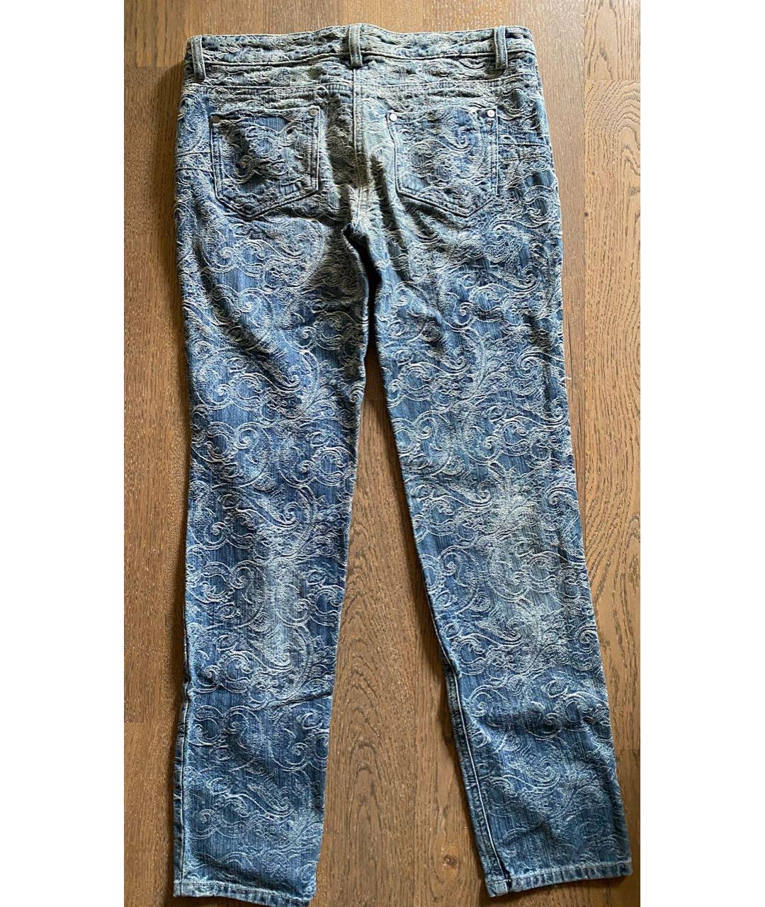 ERMANNO SCERVINO Хлопко-эластановые прямые джинсы, фото 2