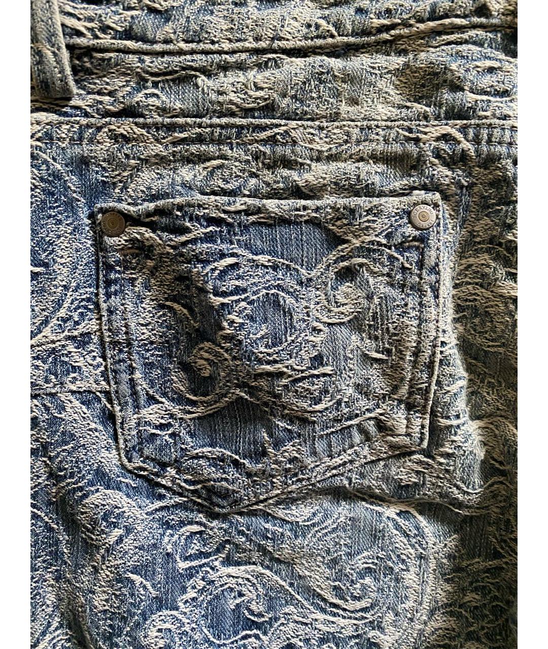 ERMANNO SCERVINO Хлопко-эластановые прямые джинсы, фото 3