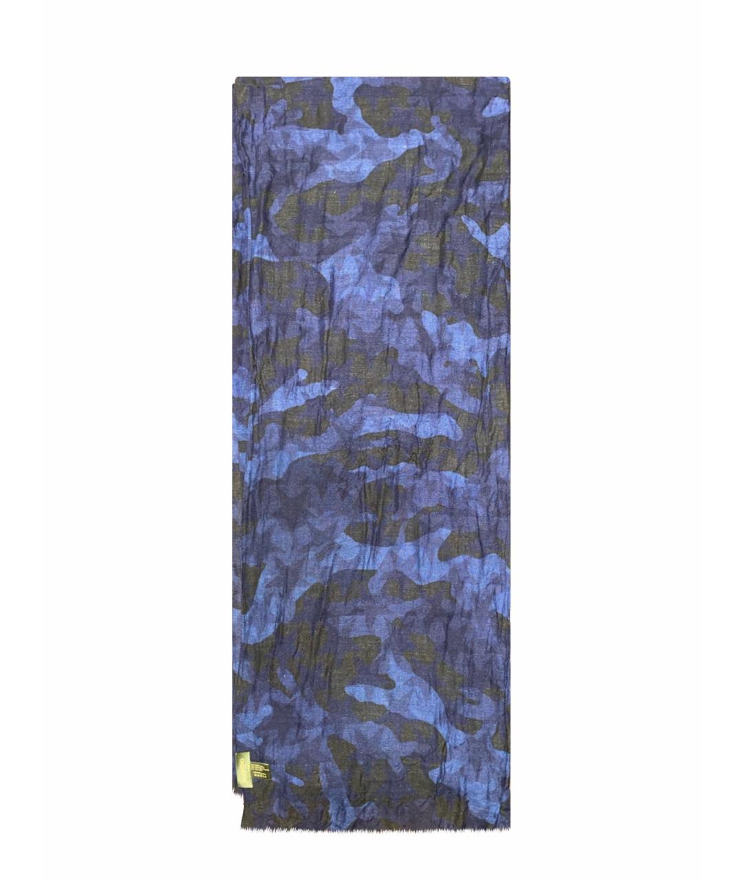 VALENTINO Синий кашемировый шарф, фото 1