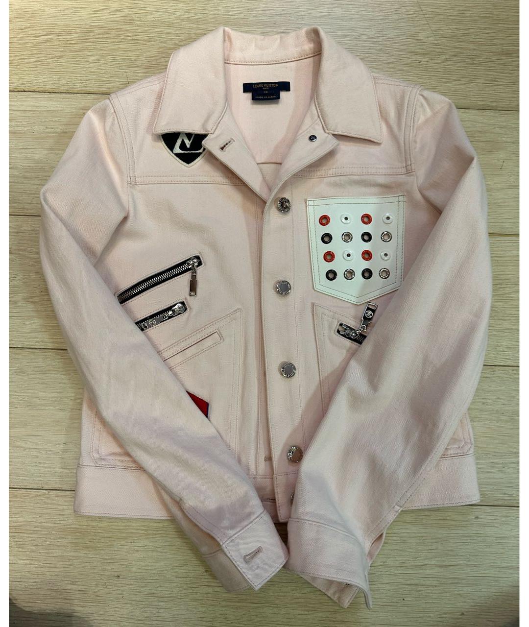 LOUIS VUITTON Розовая хлопковая куртка, фото 2