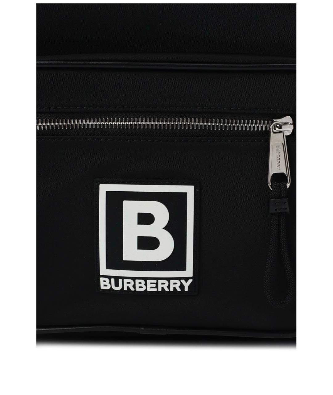 BURBERRY Черный тканевый рюкзак, фото 6