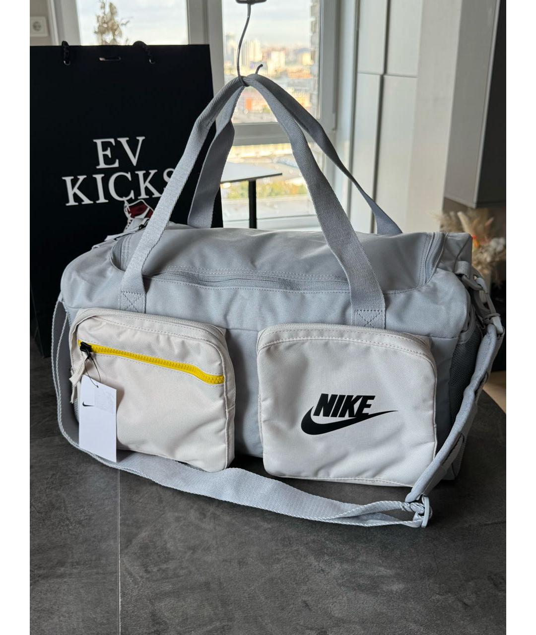 NIKE Серая дорожная/спортивная сумка, фото 2