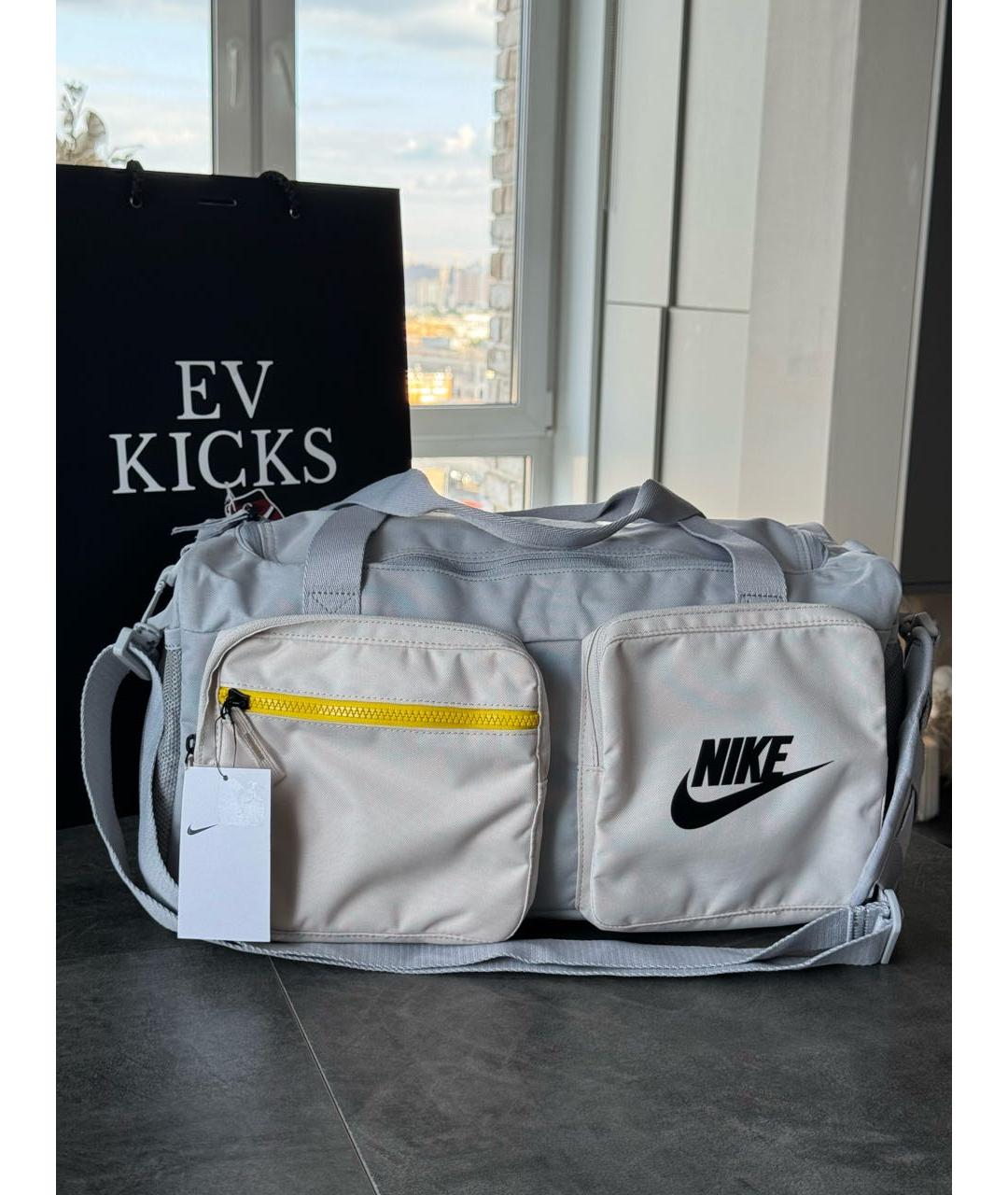 NIKE Серая дорожная/спортивная сумка, фото 3