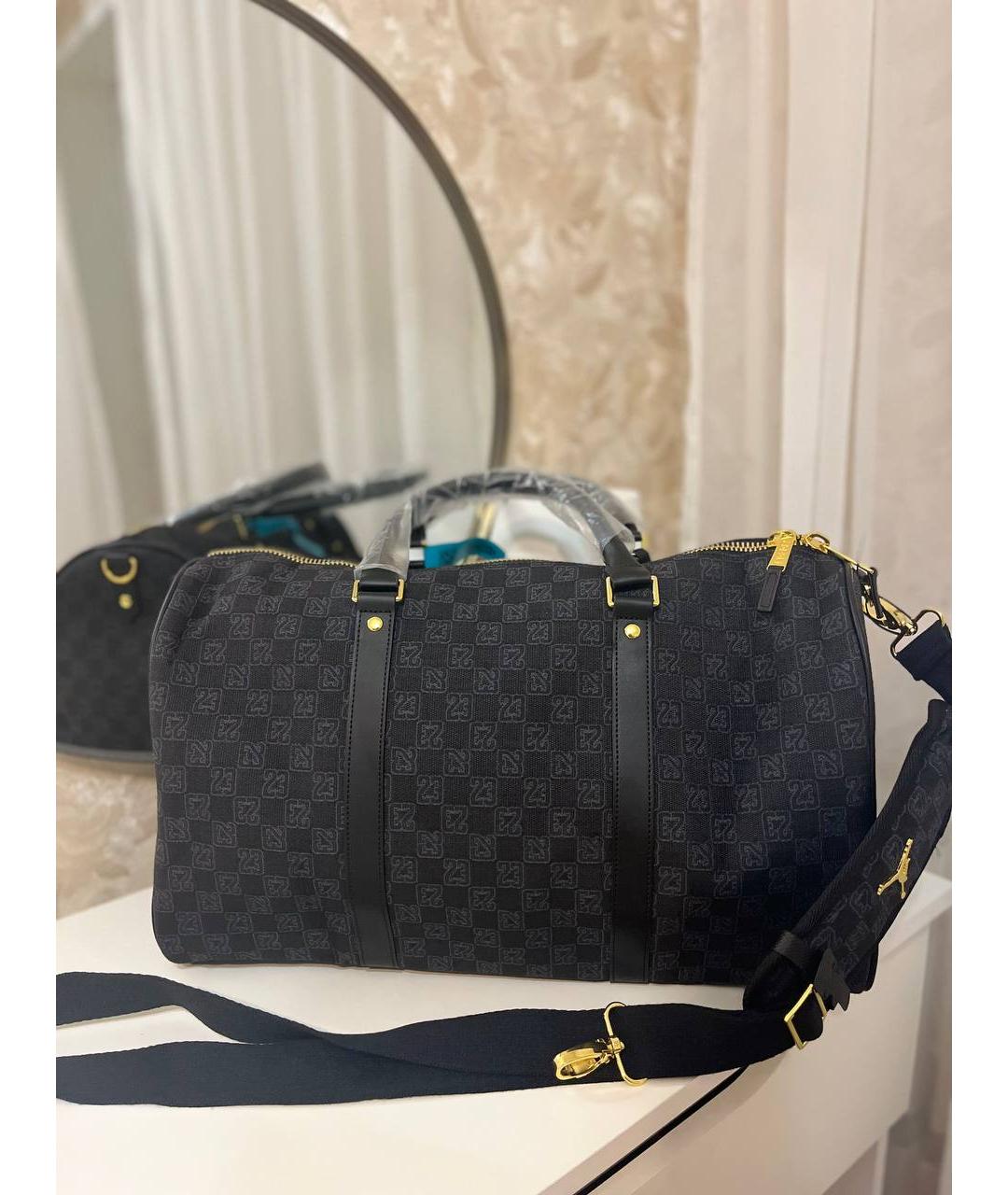 JORDAN Черная дорожная/спортивная сумка, фото 4