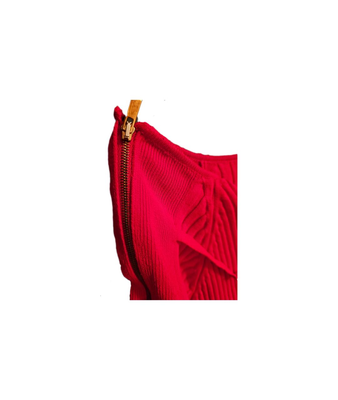 JACQUEMUS Красный вискозный джемпер / свитер, фото 3