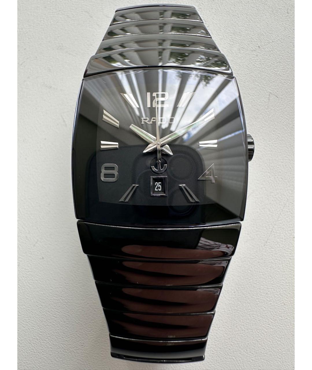 RADO Черные керамические часы, фото 9