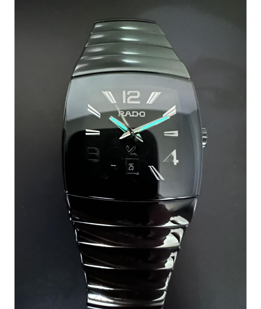 RADO Черные керамические часы, фото 8