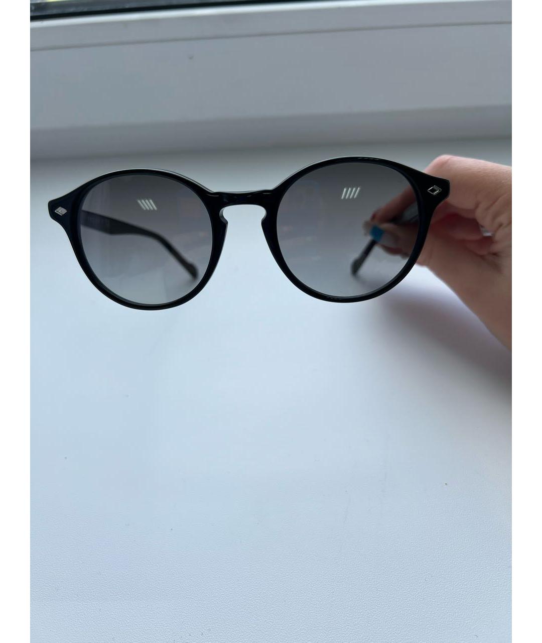VOGUE EYEWEAR Черные пластиковые солнцезащитные очки, фото 7