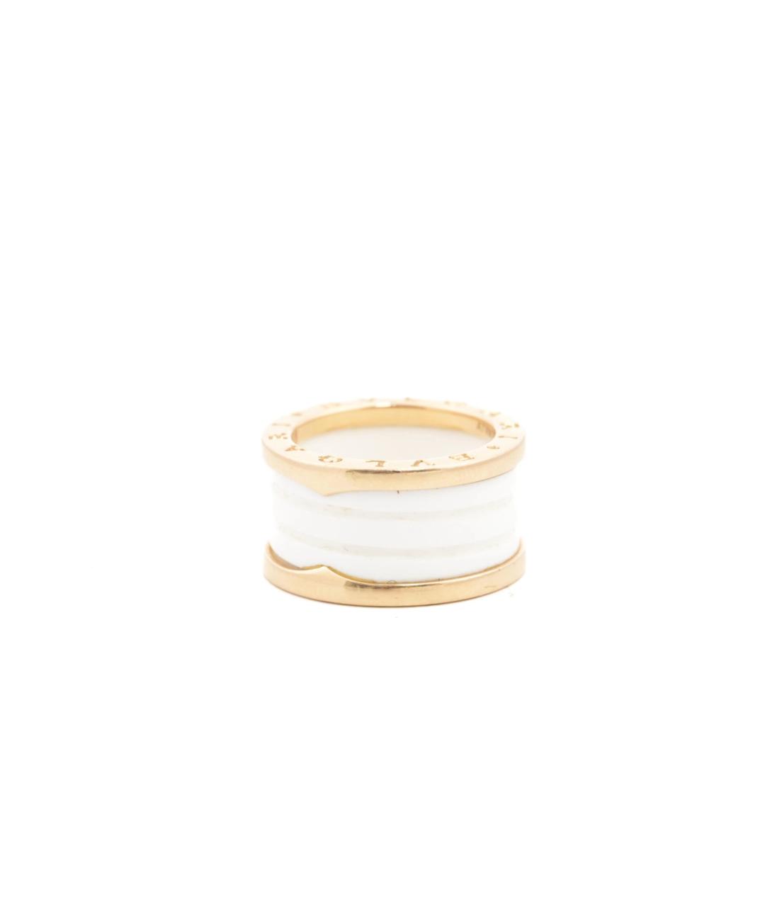 BVLGARI Белое кольцо из розового золота, фото 6