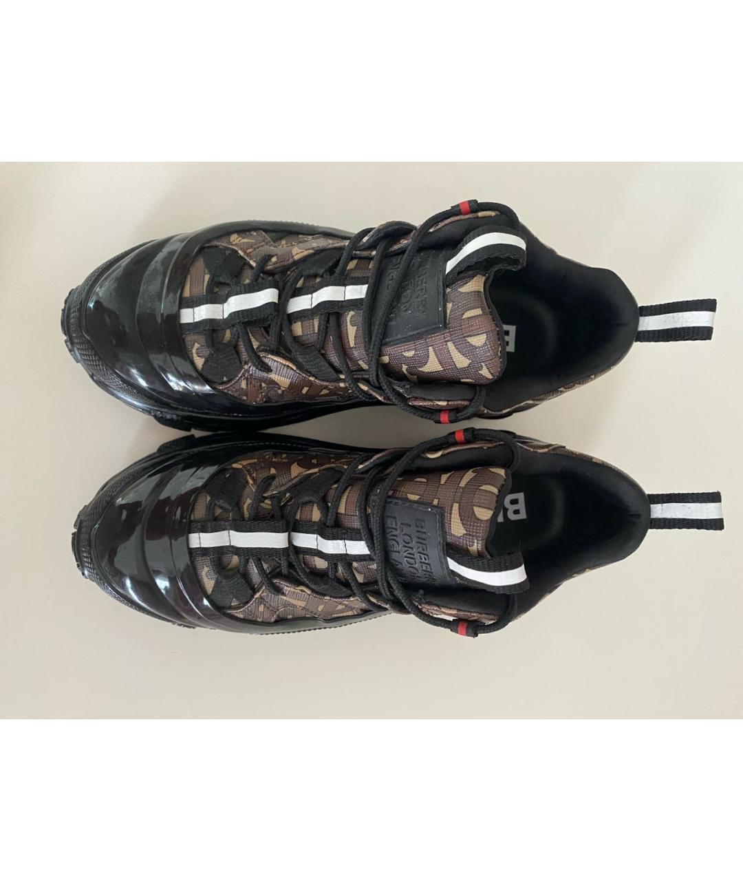 BURBERRY Коричневые кроссовки, фото 3