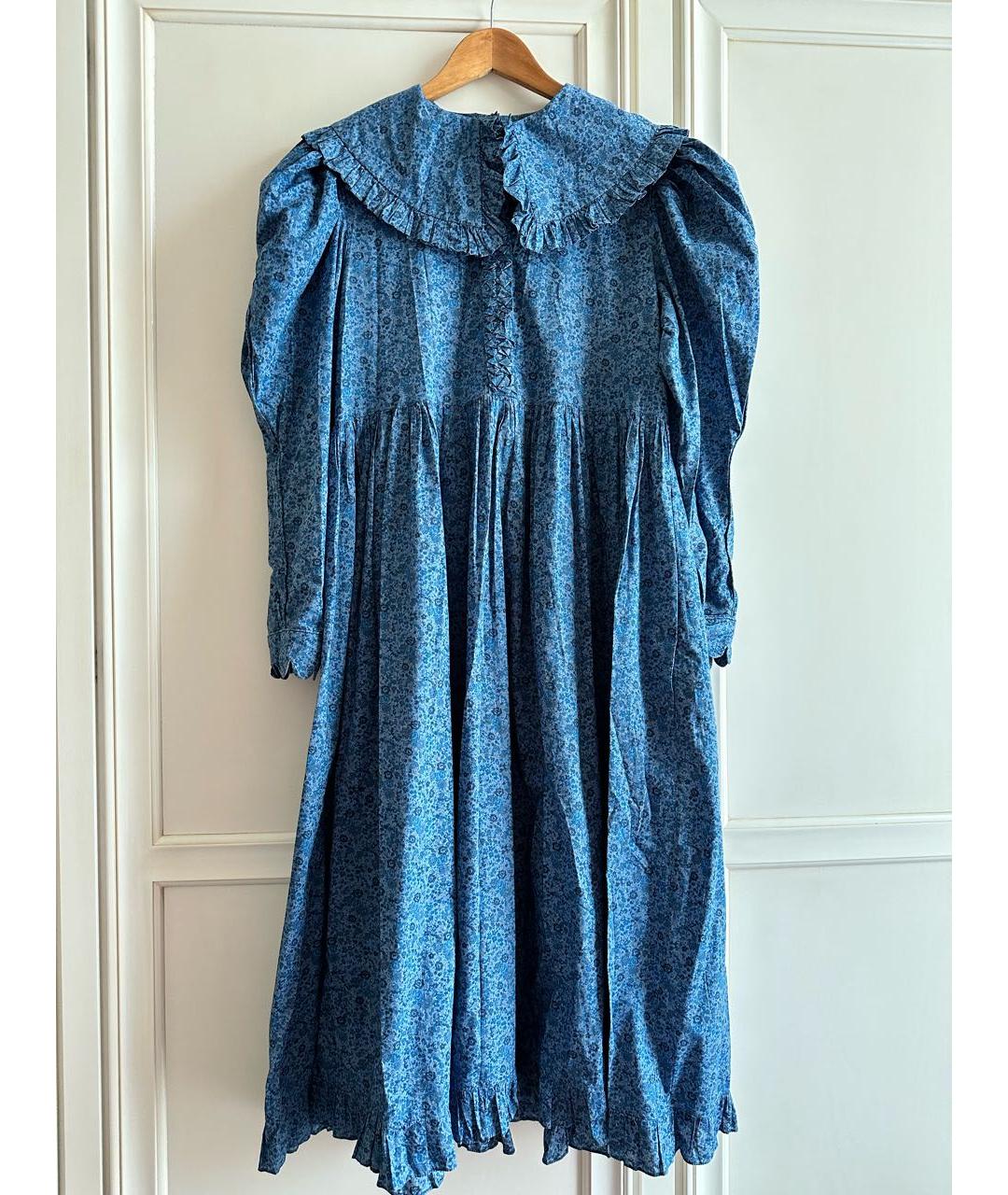 HORROR VACUI Темно-синее платье, фото 8