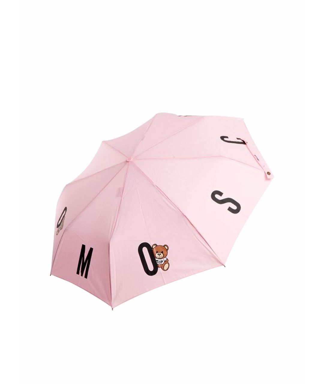 MOSCHINO Розовый зонт, фото 1