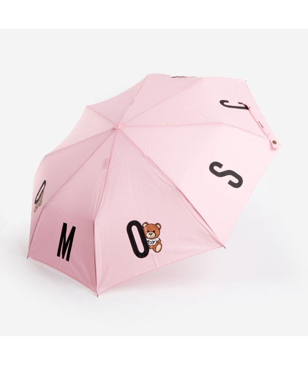 MOSCHINO Розовый зонт, фото 6