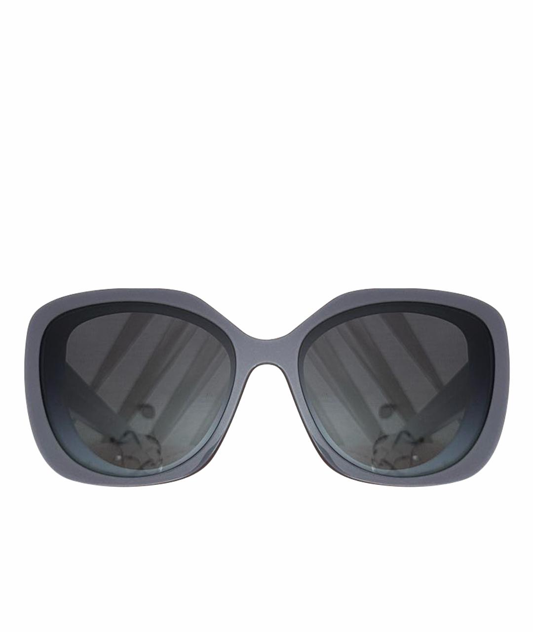MIU MIU Голубые пластиковые солнцезащитные очки, фото 1