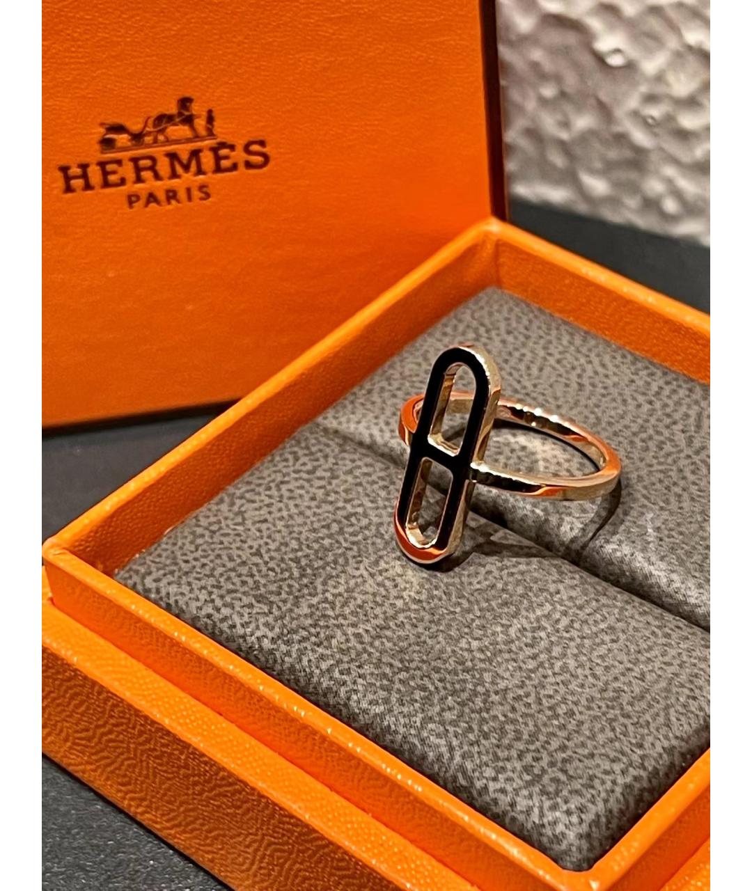 HERMES Кольцо из розового золота, фото 2