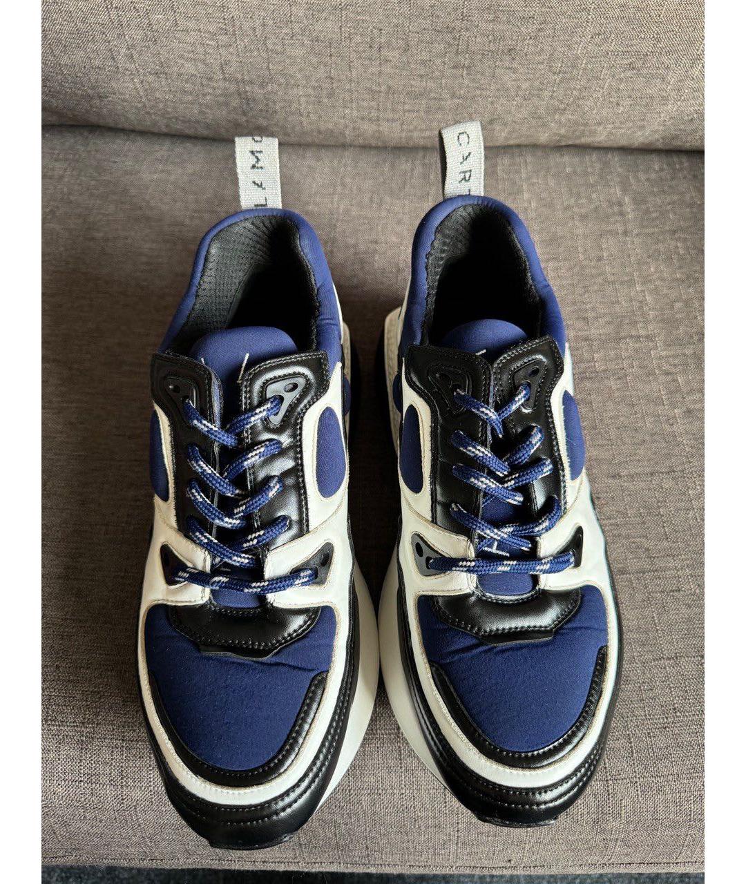 STELLA MCCARTNEY Темно-синие замшевые кроссовки, фото 5