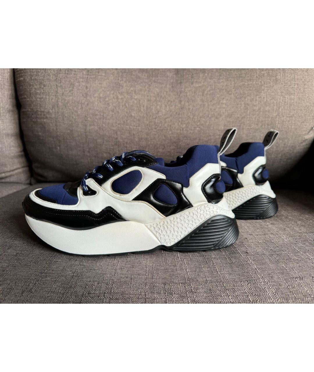 STELLA MCCARTNEY Темно-синие замшевые кроссовки, фото 6