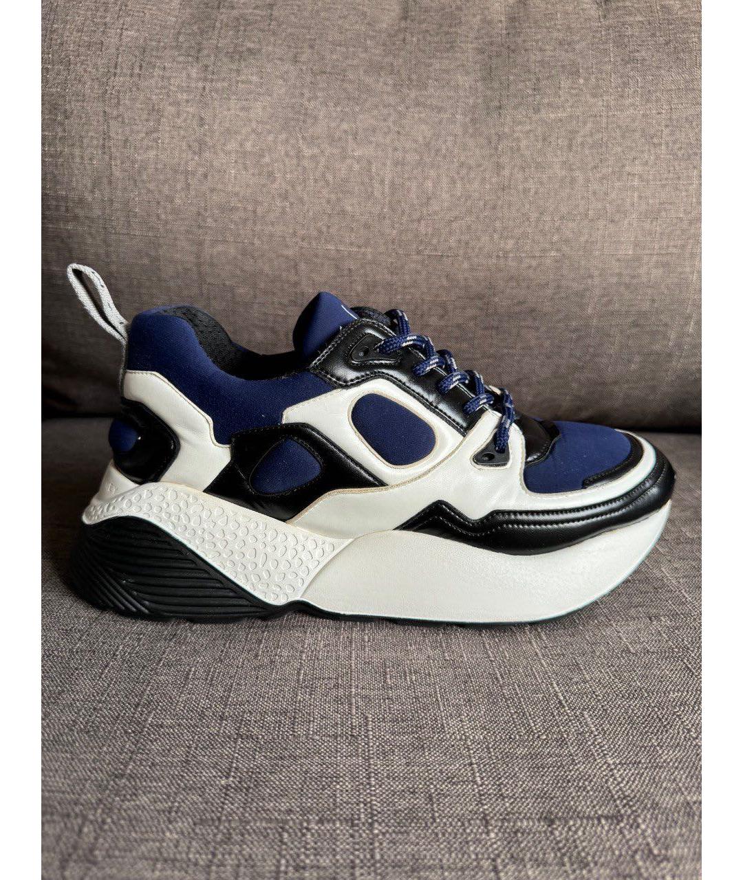 STELLA MCCARTNEY Темно-синие замшевые кроссовки, фото 8