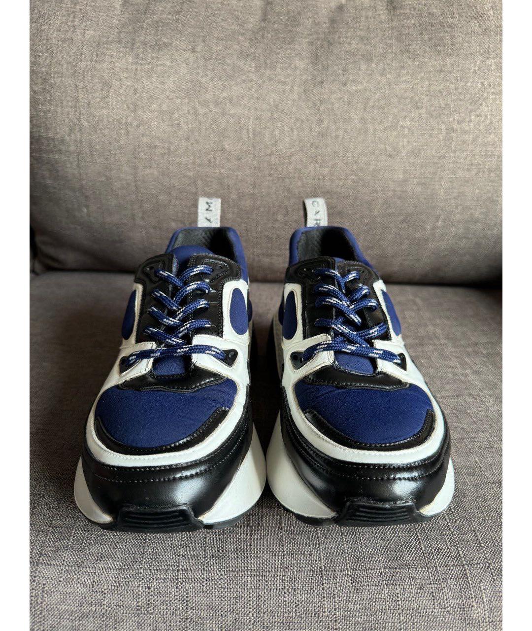 STELLA MCCARTNEY Темно-синие замшевые кроссовки, фото 2