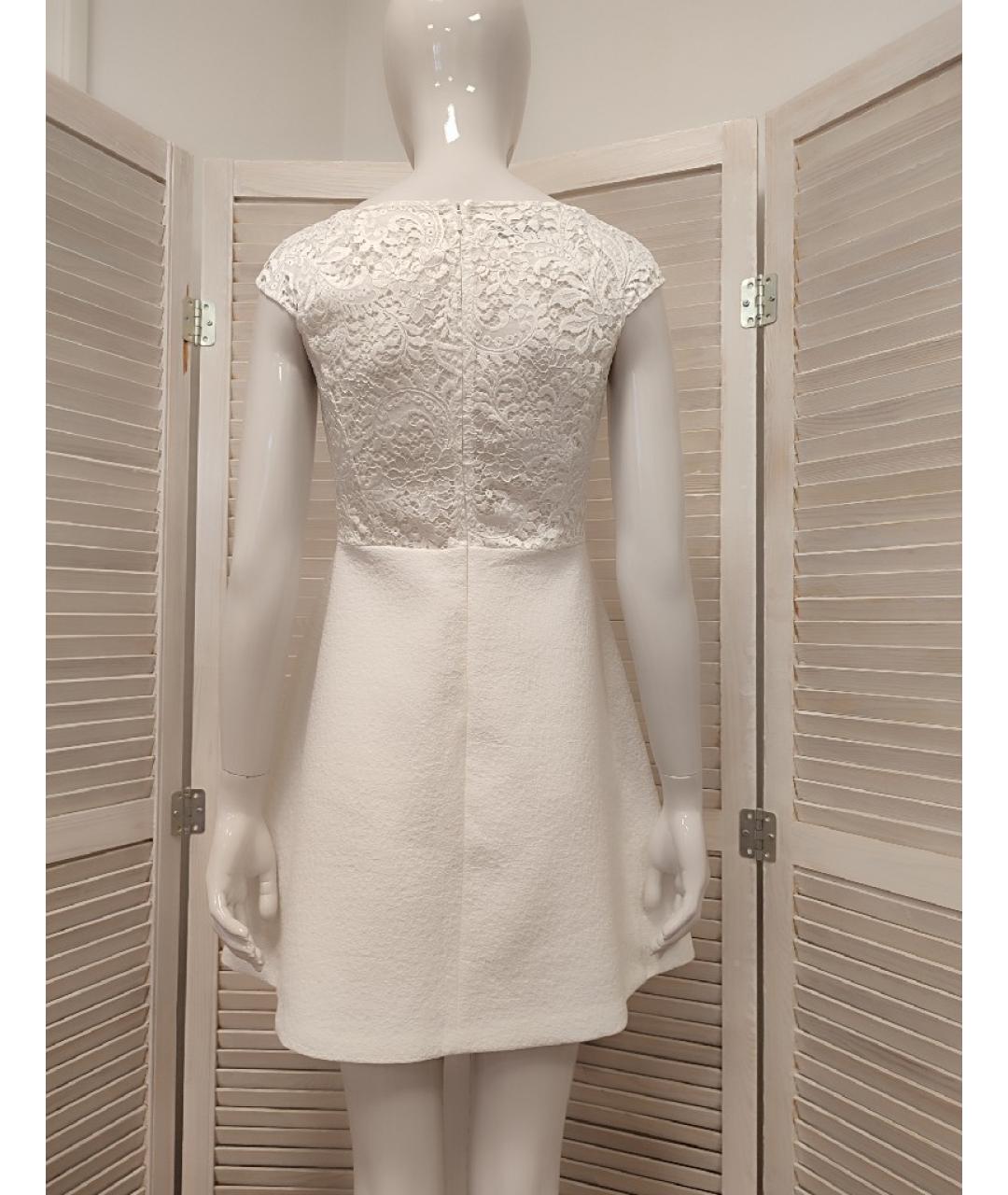 PINKO Белое полиэстеровое коктейльное платье, фото 2