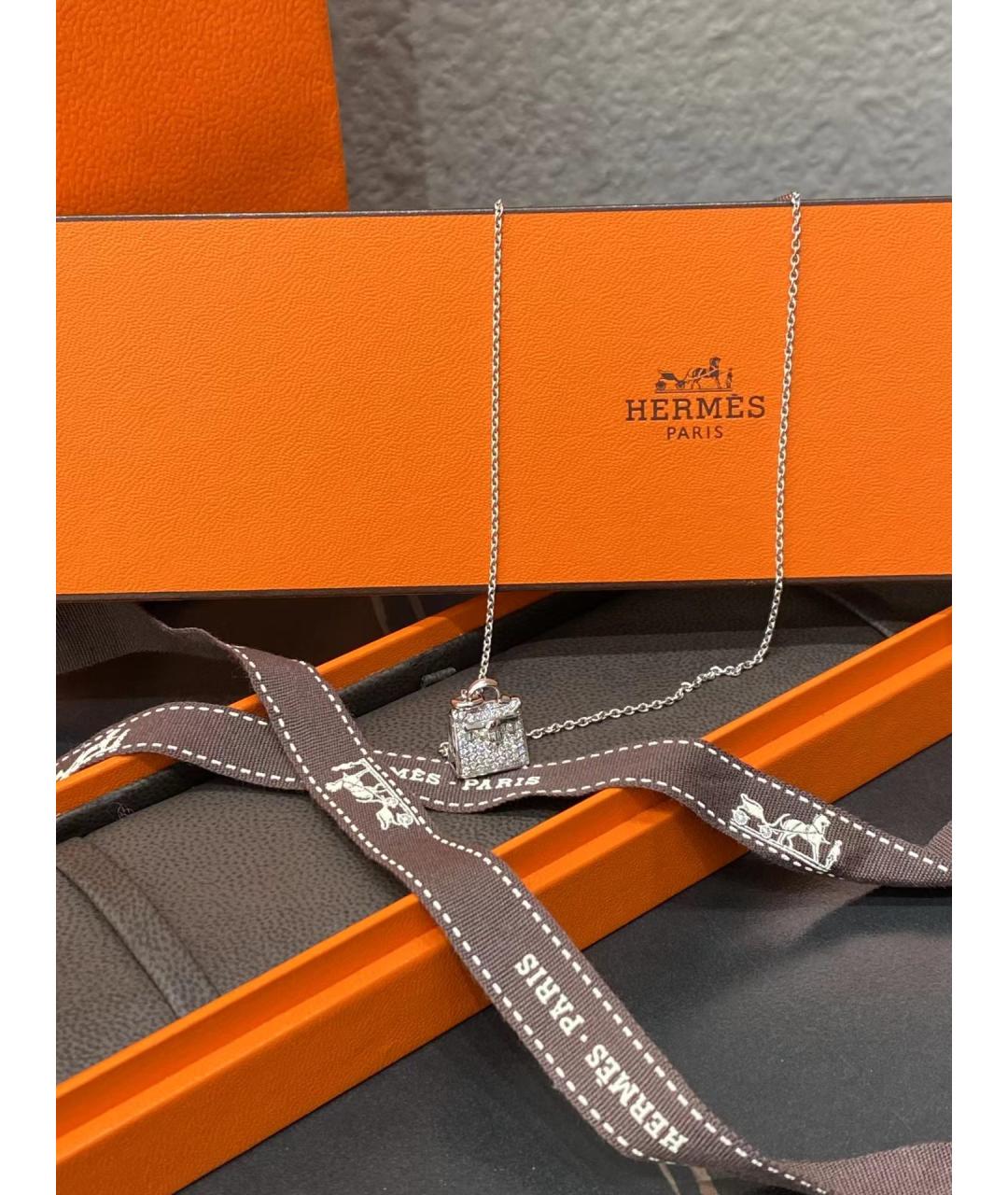 HERMES Подвеска из белого золота, фото 5