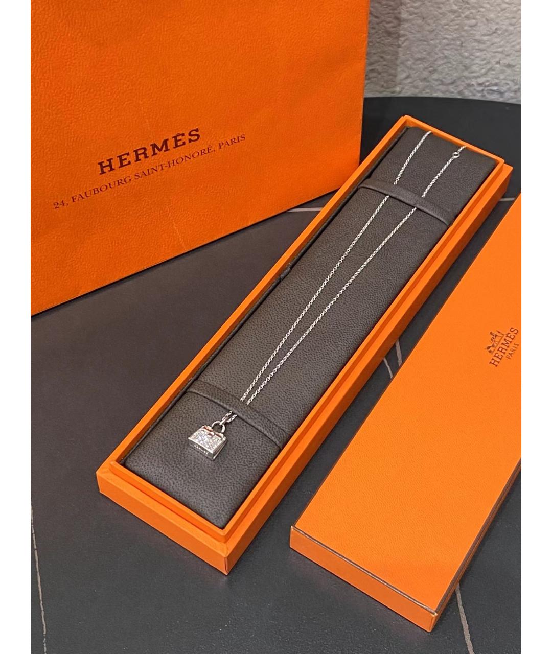 HERMES Подвеска из белого золота, фото 2