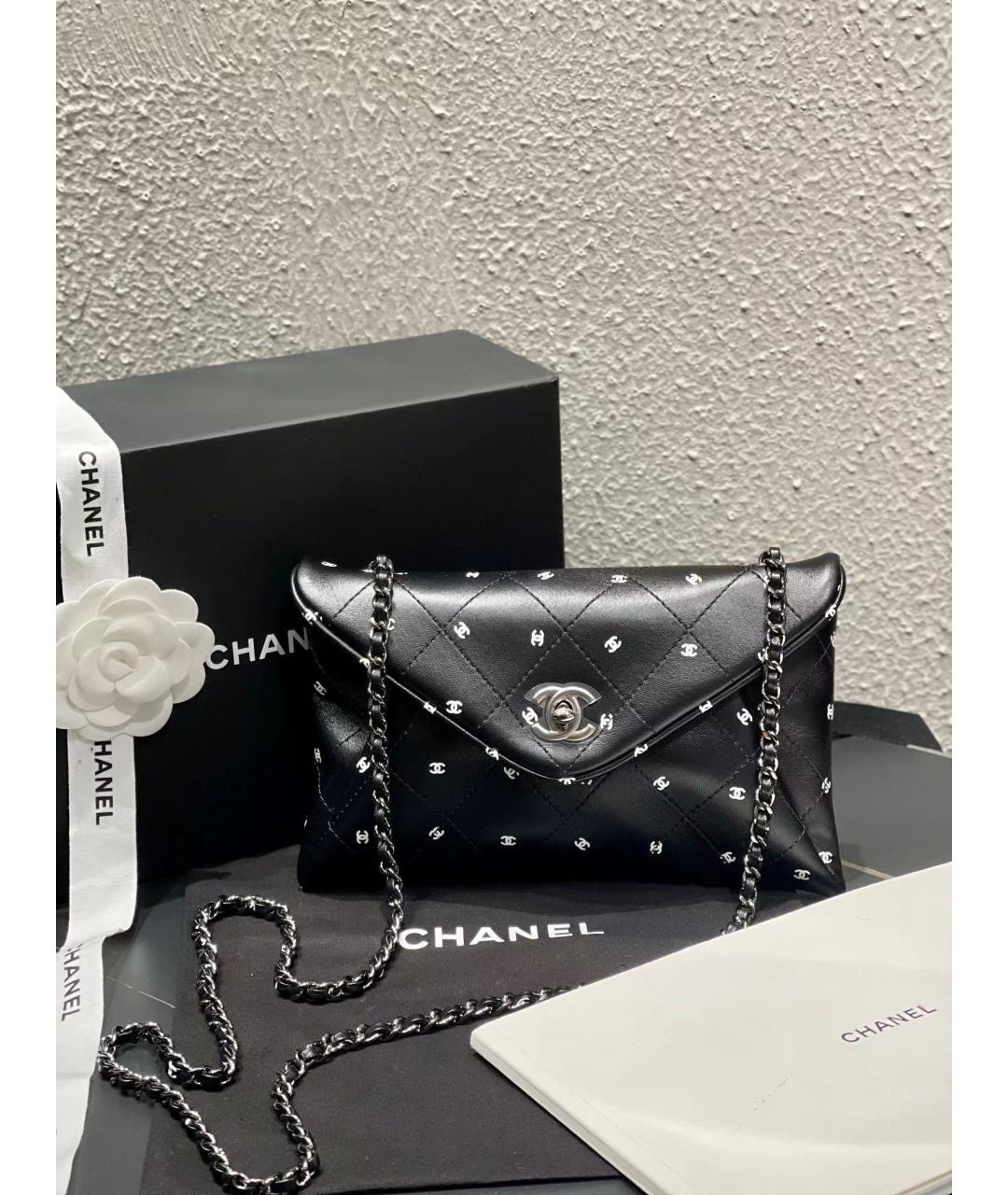 CHANEL Черная сумка через плечо, фото 10