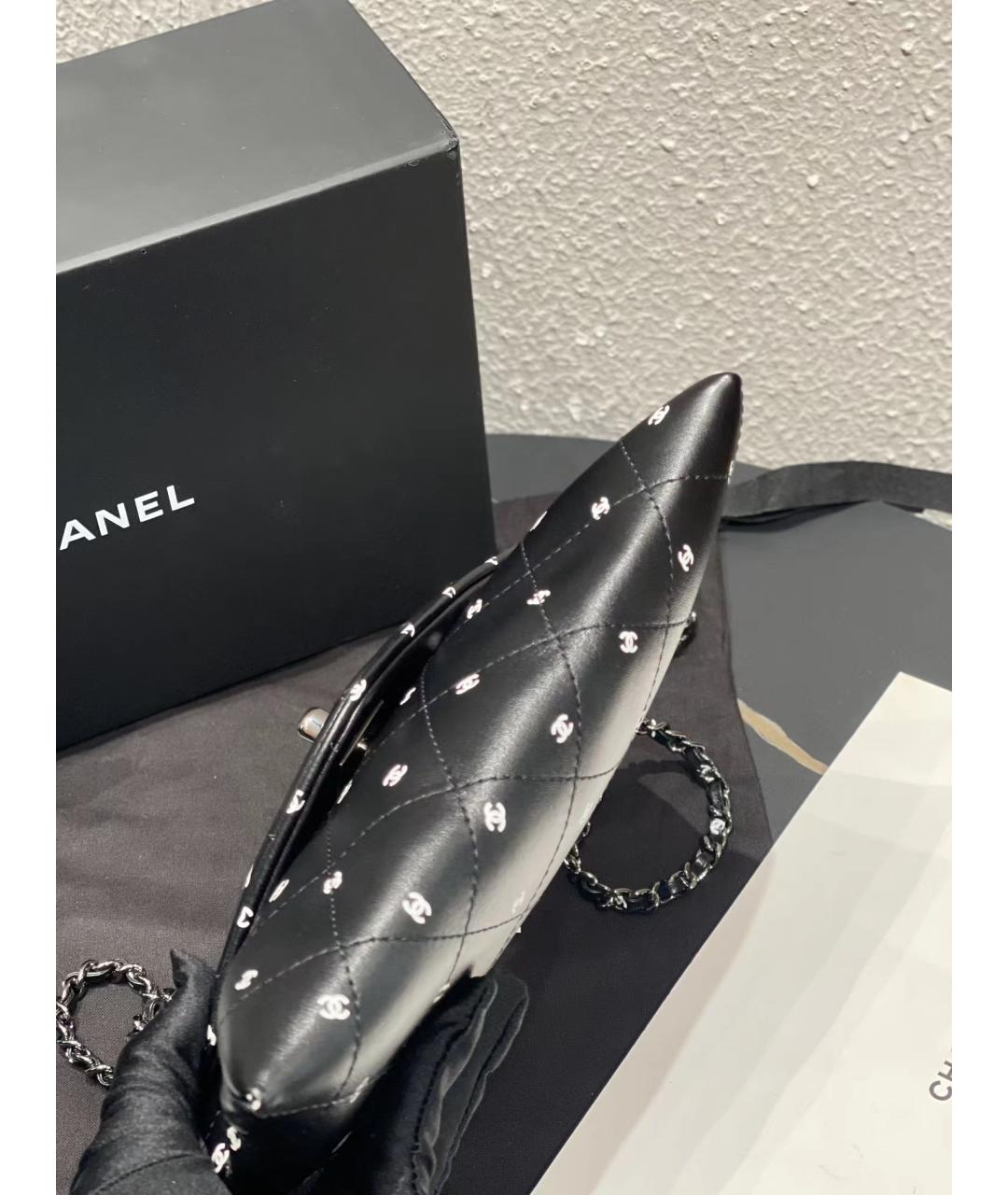 CHANEL Черная сумка через плечо, фото 5