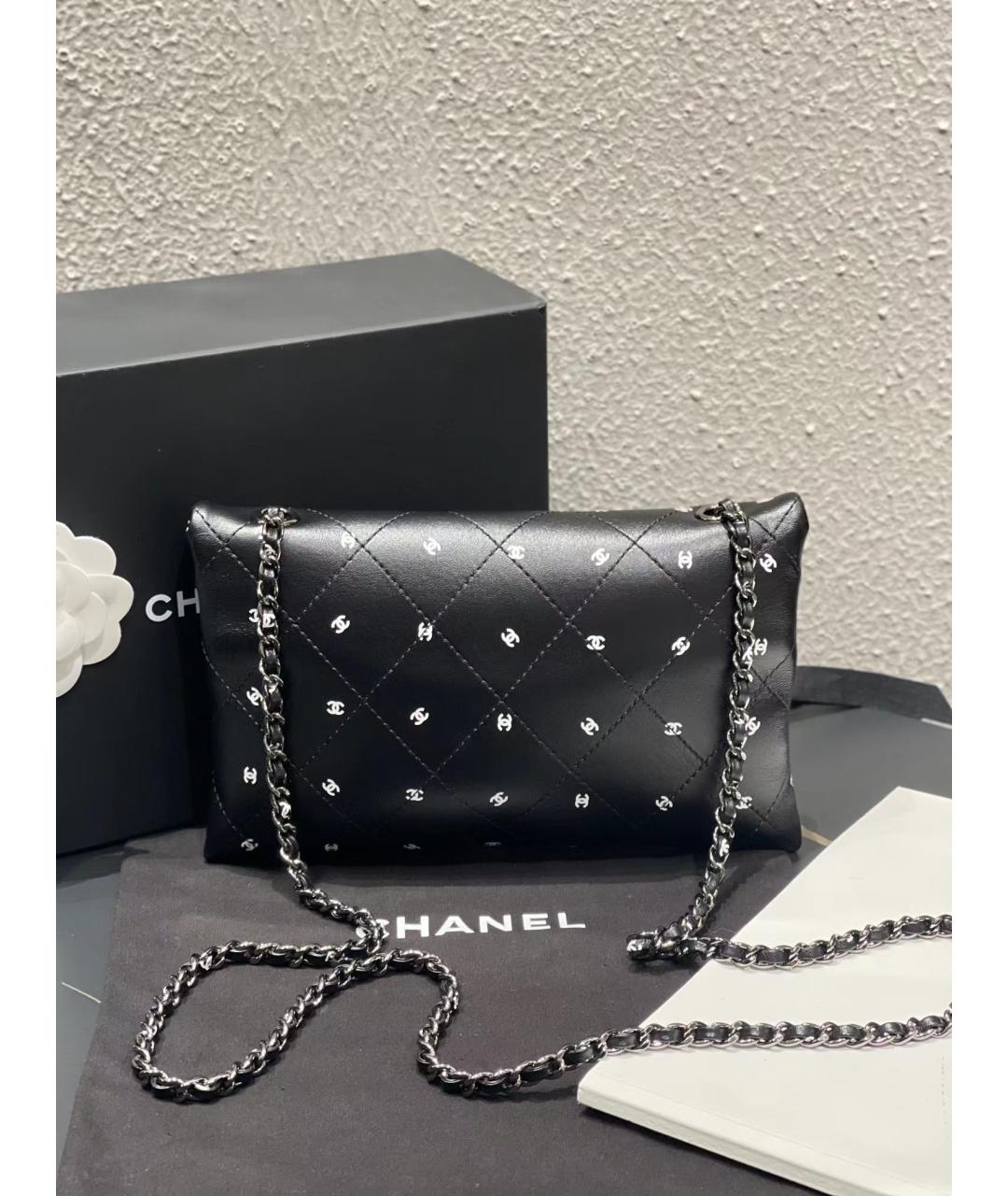CHANEL Черная сумка через плечо, фото 4