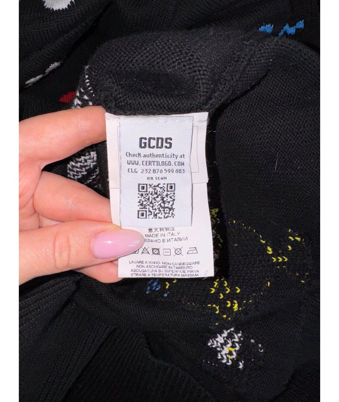 GCDS Черный хлопковый джемпер / свитер, фото 6