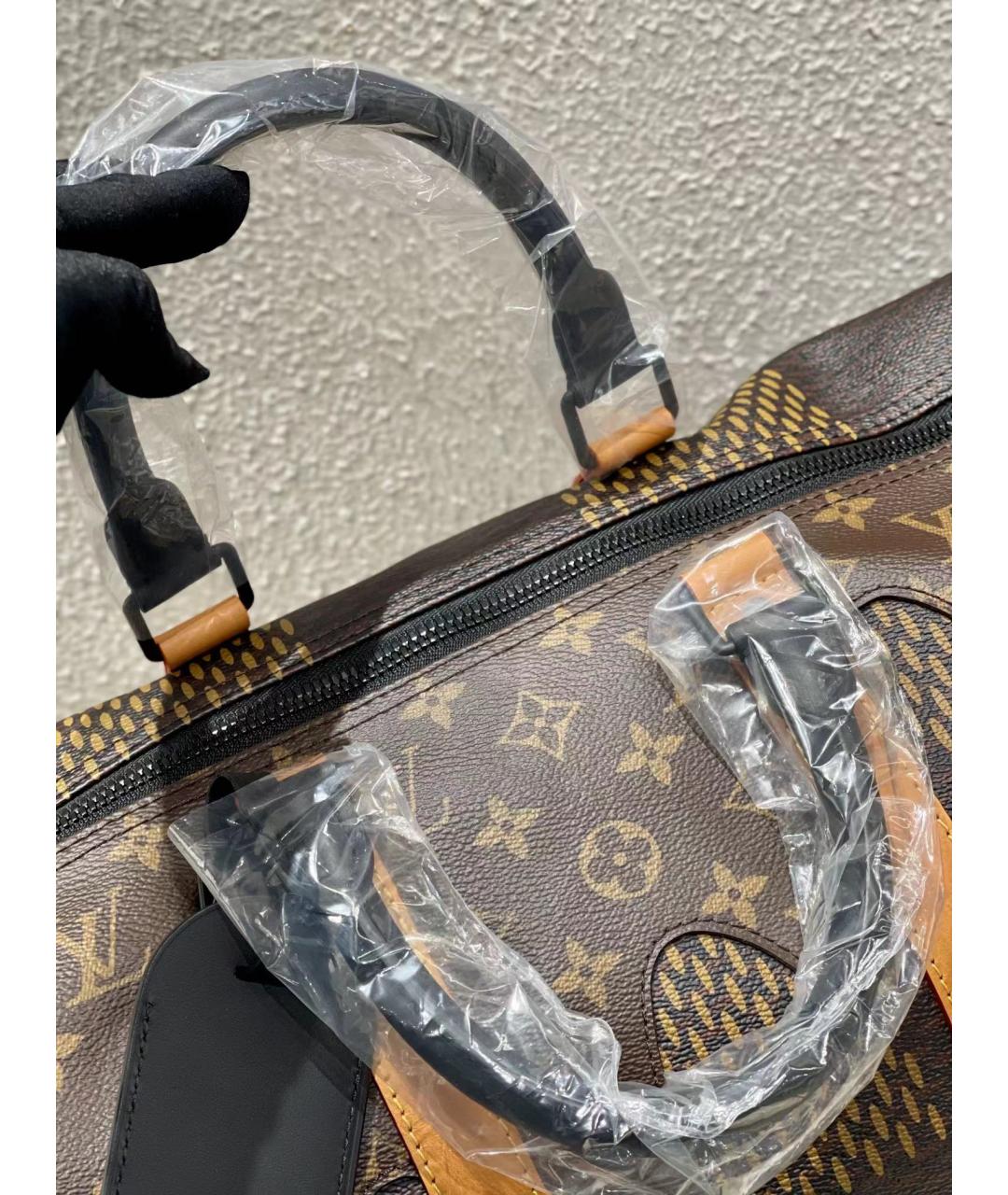 LOUIS VUITTON Коричневая дорожная/спортивная сумка, фото 2