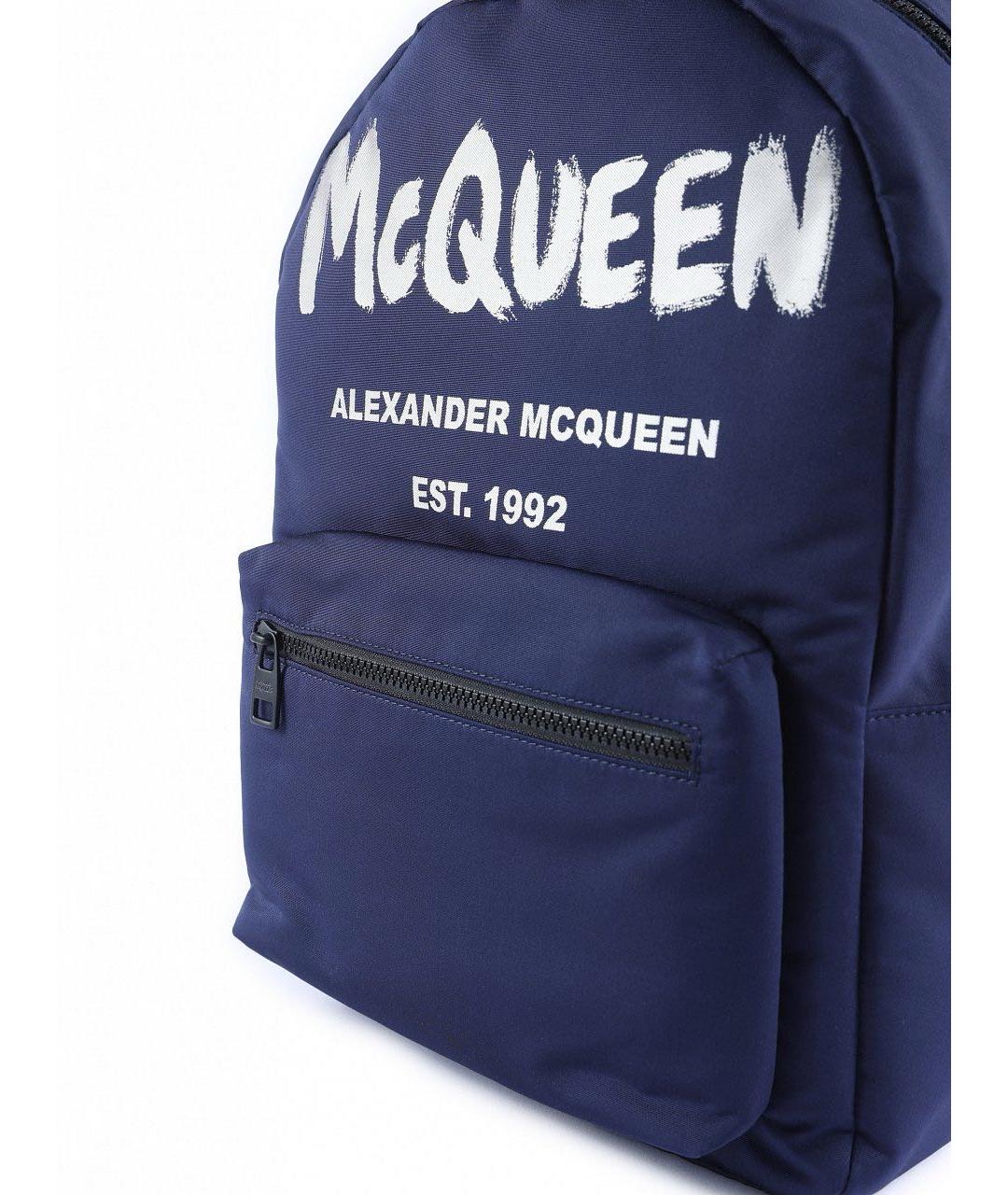 ALEXANDER MCQUEEN Темно-синий рюкзак, фото 4