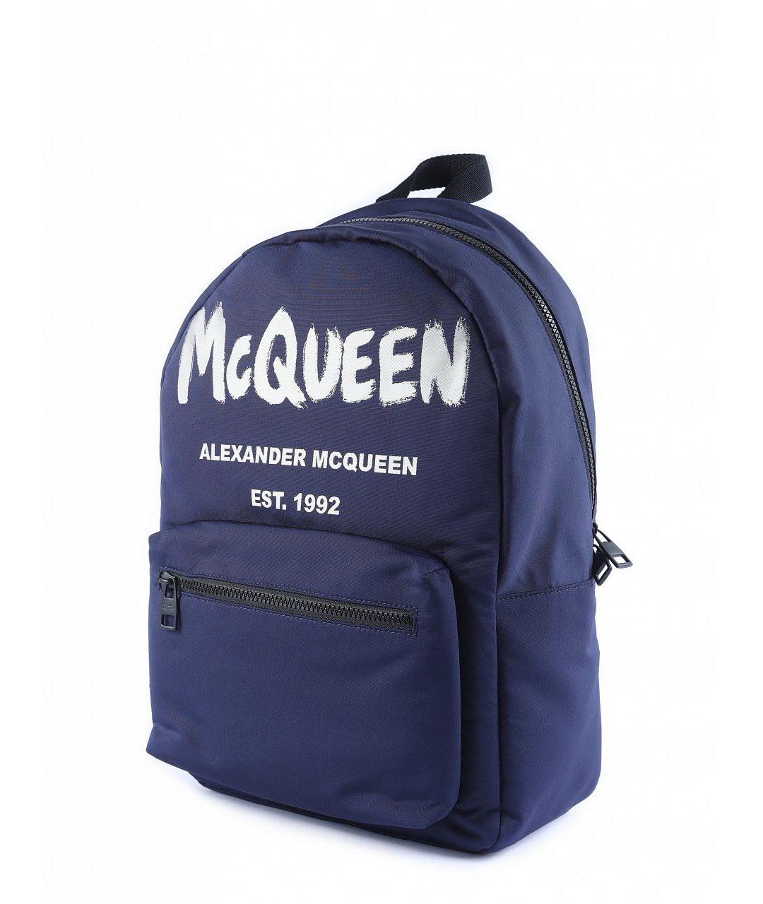ALEXANDER MCQUEEN Темно-синий рюкзак, фото 2